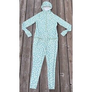Airblaster Women's XS Ninja Suit Hooded One-Piece Base Layer - Green Daisy